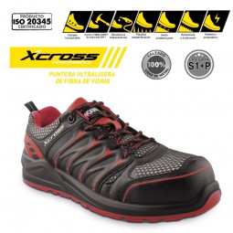 Zapato de Seguridad ultraligeo Xcross S1P fibra de vidrio